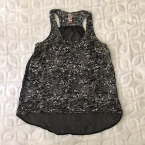 Transparent Back Flowy Tank